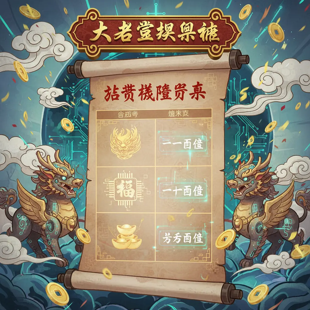 老虎機賠率表 - 大老爺娛樂城